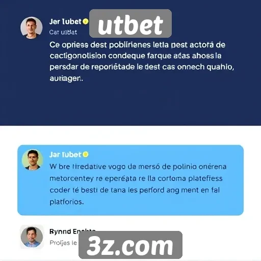 opiniões de usuários sobre a experiência no utbet